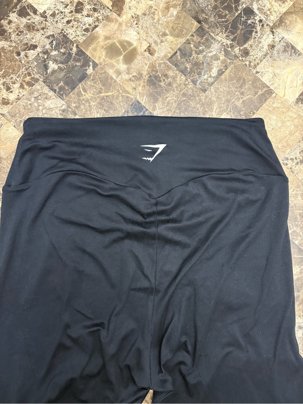 Gymshark High-Waist Black Performance Leggings medium - Picture 6 of 7